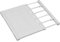 JONASHER Ausziehbares Schrankregal Spannstange Verstellbarer Kleiderbügel DIY Schrank Aufbewahrung Halter Kleiderschrank Organizer Trennwände Schuhregal 41 cm Breite für Badezimmer Küche - Weiß