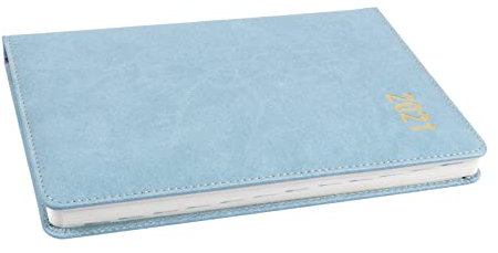 Gogogmee 1 Stück 2021 Agendabuch 2021 Terminkalender 2021 Effizienz Notizblock Planungsnotizbuch Notizbücher Scroo Handbuch 2021 Jahresplanung Bücher Papier Multifunktion Reisen Planer