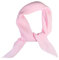 WESTEND CHOICE Foulards carrés en mousseline de soie pour femme - Écharpe unie rétro des années 50 - Bandana léger - 65 x 65 cm, rose clair, Taille unique