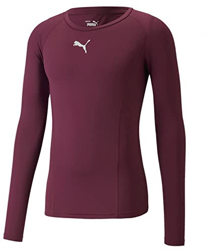 PUMA Herren Liga Baselayer Tee Ls Performance-T-Shirt, Traubenwein, XXL EU