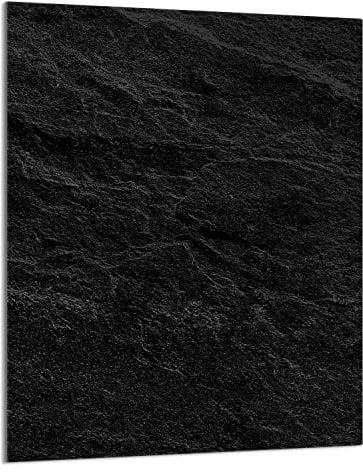 DarHaus Tabla de cortar decorativa de cristal templado y cubre vitro, Placa protectora de vitrocerámica 40 x 52 cm 1 piezas, para inducción, protección contra salpicaduras, decoración, PIZARRA