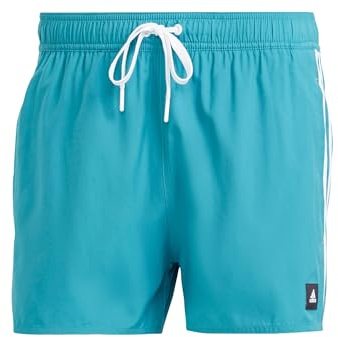 adidas Herren 3-Stripes CLX Very-Short-Length Swim Shorts, Arctic Fusion/White, XXL
