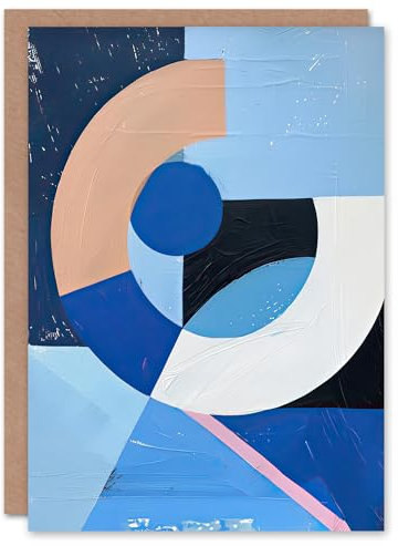 Artery8 Bauhaus Inspiriert Modern Geburtstagskarte
