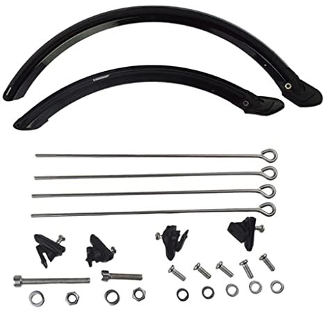 1 Paar strapazierfähiger Klapprad-Schutzblech, 50,8 cm Rad, V-Bremse, vorne und hinten, Schutzblech-Set, Zubehör