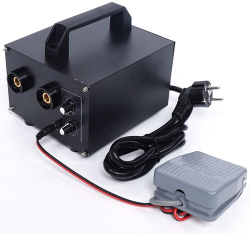 Punktschweißgerät, 6700W 1600A Profi Welding Spot Welder Kondensator Tragbar Akkuszellen Schweißger Einstellbares 190x150x150mm