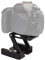 Hanzete Aluminum Z Flex Tilt Tripod Head 2KG Payload with Universal 1/4 3/8 Screw Bubble Level for DSLR Camera Mounting