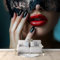 Papier Peint Panoramique 3D Belle Femme 350x256 cm Papier Peint Photo Mural Intissé, Poster Tapisserie Mural Personnalisé 3D Pour Salon Chambre Décoration Murale