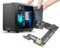 ElectroCookie Mini PC Case for Raspberry Pi 5 with M.2 NVMe SSD PCIe HAT and Active RGB Lighting Cooler (Black Case + M.2 HAT[ECR5 SSDS])