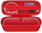 Canboc Carrying Case for Beats Pill Portable Bluetooth Speaker, Portable Bluetooth Speaker Box, Mesh Pocket fit USB Cable, Statement Red (Case Only)