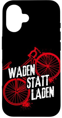 WADEN STATT LADEN Lustiges Fahrrad Hülle für iPhone 16