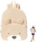 Luckwaii Kita Rucksack Kinder Kindergartenrucksack Mädchen Junge Personalisierte Tasche, Generisch Kordsamt Bär Lässig Kinderrucksack, Baby Rucksack Kinderrucksäcke für Kindergarten Schule 24x10x31cm