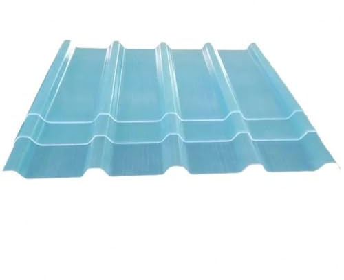 3X Panneaux de Toiture, Plaques Ondulées pour Serre, Feuille de Toit, Couverture de Toit Silencieux, Panneaux d'Éclairage Naturel Transparents pour Serre Carport, 1.0 mm(35x20in/90x50cm-1.0mm)