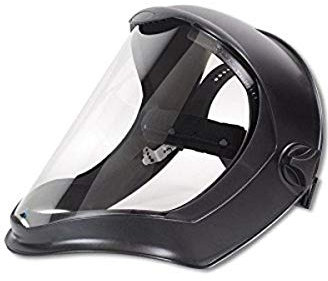 Uvex von Honeywell s8510 Bionic Face Shields, Hardcoat/Antifog, klar, Schwarz, matt