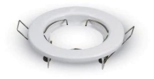 V-TAC SKU.3584 Coupelle Spot GU10 Blanc VT-778 x2, Plastique,et Autre materiaux, Profondeur : 30 mm