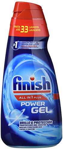Finish Todo en 1 Plus Lavavajillas Gel Regular 33 dosis