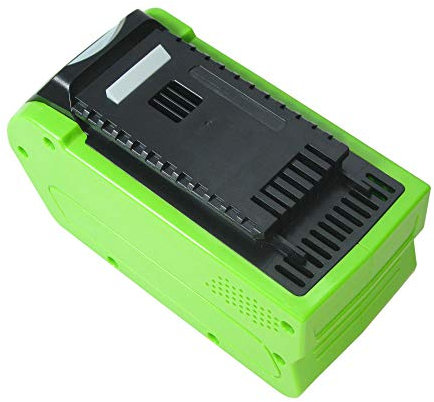 Trade-Shop Premium Li-Ion Akku, 40V / 3000mAh / 120Wh ersetzt Greenworks Tools 29472 29282 2601102 20302 2601402 29727 für G-MAX Rasenmäher 2500007 2500207, Rasentrimmer 21107, Gebläse 24107
