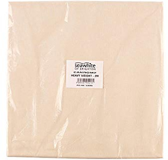 Seawhite - Heavyweight - Unprimed Canvas Pack - Calico Cloth - 150 cm x 2 M - Suitable for Arts and Crafts