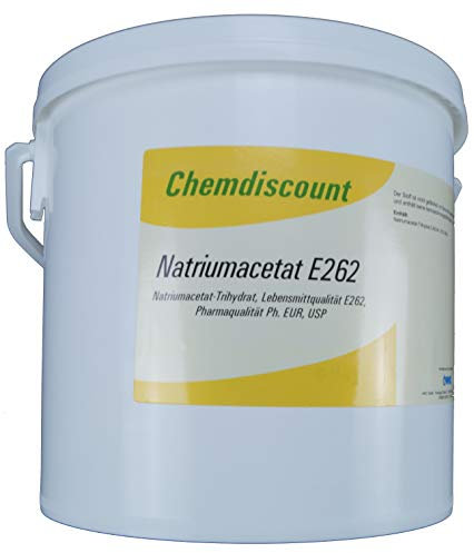 5kg Natriumacetat Pharmaqualität Lebensmittelqualität E262 Natriumacetattrihydrat