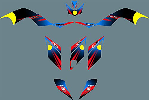 DST0710 3M ATV Grafik-Set für Yamaha Raptor 700 2006–2012
