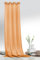 Fashion&Joy - 1 Paar Ösenschals Voile einfarbig orange transparent Vorhänge Typ418