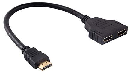 Cavo adattatore splitter HDMI, 1080P HDMI maschio a doppio HDMI HDMI maschio a doppio cavo splitter HDMI femmina per accessori TV