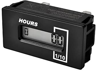YOOREAL AC/DC-Stundenzähler, Wartungsstundenzähler, rücksetzbare Stunden | für Generator, Luftkompressor, Solarheizung, Brunnenpumpe, Kesselölbrenner (AC85-250V, DC60-150V)