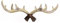 Valink Cintres muraux rétro en forme de bois de cerf - Porte Manteau Mural - Décoration murale à suspendre - Pour vêtements, magasin, entrée