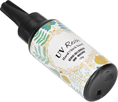 UV Harzkleber , hochviskos , transparent , schnell aushärtend , UV Kleber , DIY , handgefertigt für die Schmuckherstellung für Basteldekorationen(60g)