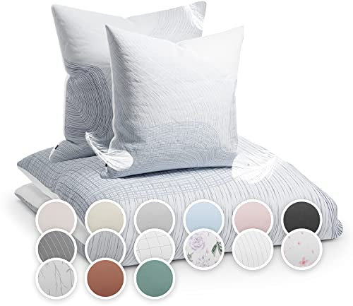 sleepwise Bettwäsche 200x200 Sommer Bettwäsche 3tlg- ÖKO-TEX, Traumhaft Weich, Atmungsaktiv, Bügelfrei & Knitterfrei - Bettbezug Set aus gebürsteter Mikrofaser mit 65x65cm Kissenbezüge