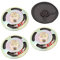 PATIKIL 0,5W 8 Ohm 50mm Dia Interno Magnete Altoparlante Altoparlante 4pz