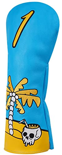 Craftsman Golf Club Head Cover Skull Palm Tree Driver Headcover Fits Up to 460 CC