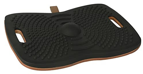 Wobble-Balance-Board,KOCAN Stehpultmatte Anti-Ermüdungs-Wobble-Balance-Board aus Holz Ergonomisches Design für Home Office Gym