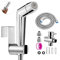 Douchette Toilette, Douchette WC Kit Complet,Pulvérisateur Pour l'hygiène Personnelle Quotidienne, Pomme de Douche Toilette avec Tuyau, avec Adaptateurs G1/2 et G3/8