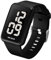 Forrader Reloj digital cuadrado para hombre, esfera grande, esfera grande, resistente al agua, LED, reloj deportivo con alarma, fecha, cronómetro, relojes de pulsera electrónicos unisex para hombres y