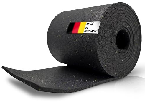 PIKKI® Wiederverwendbare Antirutschmatte zur Ladungssicherung Länge 5m Breite 25 cm Höhe 8mm, formstabile zugfeste Gummistreifen, Gummimatte