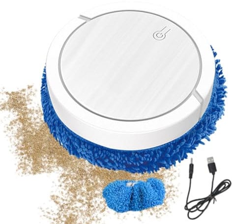 Dranng Robot Smart Mop, Function Mopping Cleaner for Household Floors - Silent Smart Cleaner Wet and Dry for Balcony, Kitchen, Bedroom, Study Room, Living Room