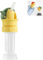 Reusable Children Beverage Water Bottle Straw Lid 2 in 1 Design Straw Cap Portable with Straw Protects Kids Mouth No Spill Silicone Water Bottle Spout Adapter (Green)
