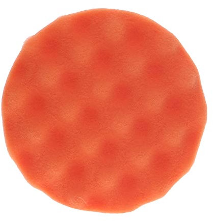KXAOXGRC Éponge de Cire Coussin polie, 1 Ensemble de tampons de Polissage et de Cirage for Voiture, Disque Auto-adhésif, Type ondulé(Wave Type,7 inches)