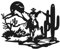 SUPERDANT Metall Wandkunst Western Cowboy Metall Wanddekoration Wüstenkunst Rustikale Natur Wanddekoration Wohnkultur Wohnzimmer Bauernhaus Wandkunst Schilder Für Schlafzimmer Wanddekoration
