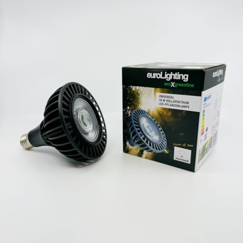 euroLighting 18W E27 PAR38 Vollspektrum-Pflanzenwachstumslampe