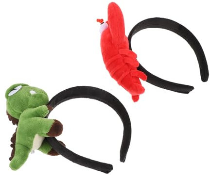 MUSISALY 2stücke Hummer-design Stirnbänder Für Junge Mädchen Cartoon-foto-requisite Hummer-tierkopfschmuck Schöner Kopfschmuck Für Party Und Cosplay