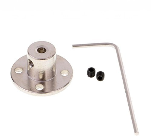 1 set di accoppiamento a flangia rigida per albero motore, 5 mm