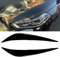 Cubierta para faros delanteros y párpados para BMW Serie 1 F40 2019-2024, negro brillante