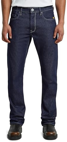 G-STAR Homme Mosa Straight Jeans, Blau (Stay Raw Denim D23692-d316-d926), 33W / 34L EU
