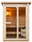 SANOTECHNIK Sauna finlandese per esterni, Helsinki, 165 x 175 x 219 cm, 2-3 persone, forno da 4,5 kW, legno di abete rosso