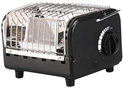 Aymzbd Kompaktes Gasheizung für Den Außengebrauch, Ideal Zum Campen Und Fischen, Schwarz