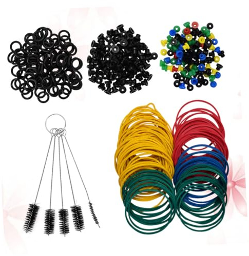 BESTYASH Maschinenzubehör-set Mit Gummiringen Tattoo Nadeln Halter Silikon Nadelkissen Und Reinigungsbürste Für Präzise Nadelreinigung Und Stabile Fixierung