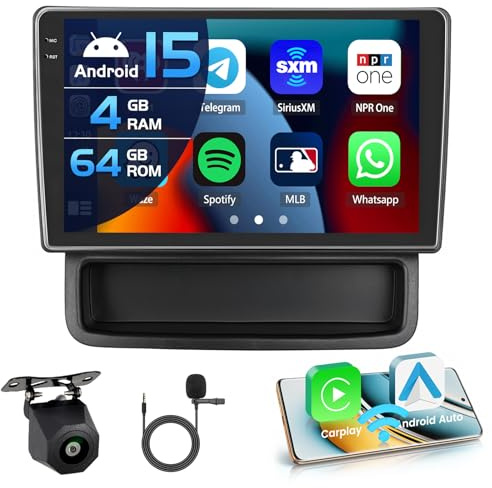 Inefala 4+64G Autoradio für Renault Trafic 2 Opel Vivaro A Nissan Primastar 2010-2014 Android 15 mit 10'' In-Cell Bildschirm Unterstützung Wireless Carplay Mirror Link Radio FM/RDS GPS WiFi