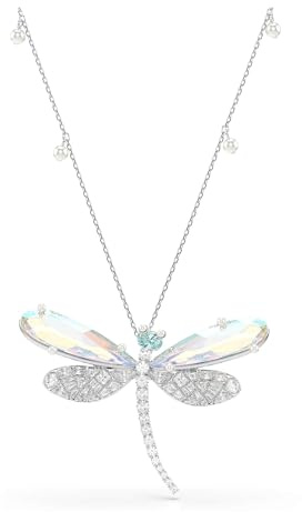 Swarovski Ariana Grande X Swarovski Kollektion, Gemischte Schliffe, Libelle, Rhodiniert