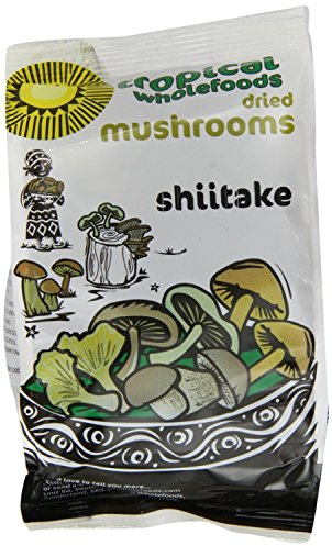 TROPICAL WHOLEFOODS Organic Shiitake Mushrooms 50g (PACK OF 1)